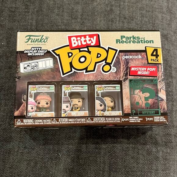 Funko Bitty Pop! parks and Recreation 4 pack figurines NWT - Picture 1 of 5